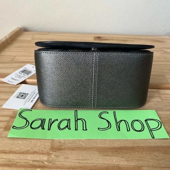 ✅Coach Lysa Top Handle Bag in Metallic Signature - Picture 7 of 15